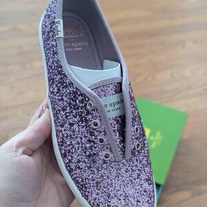 6.5 Purple Glitter Kate Spade Keds BRAND NEW
